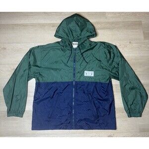 Vintage 90s Walt Disney World Hooded Full Zip Medium Rain Jacket Windbreaker M